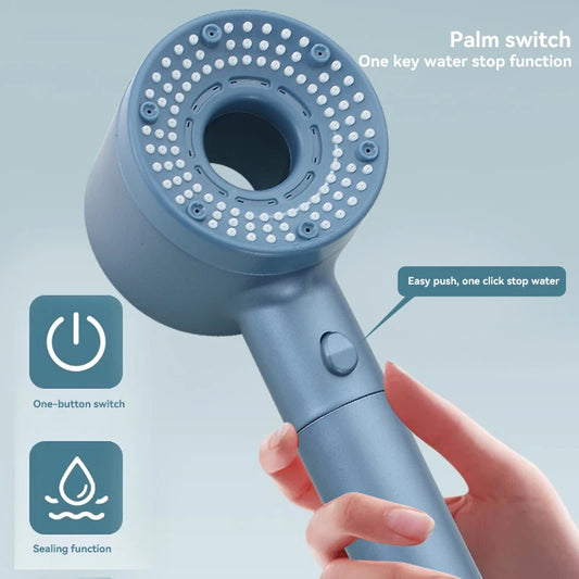 5-Mode High Pressure Shower Head with Filter
