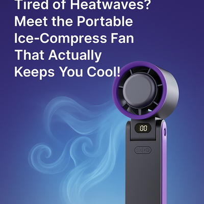 Tired of Heatwaves? Meet the Portable Ice‑Compress Fan That Actually Keeps You Cool!
