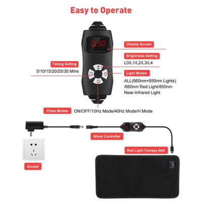 How to Use a Red Light Therapy Belt for Maximum Pain Relief