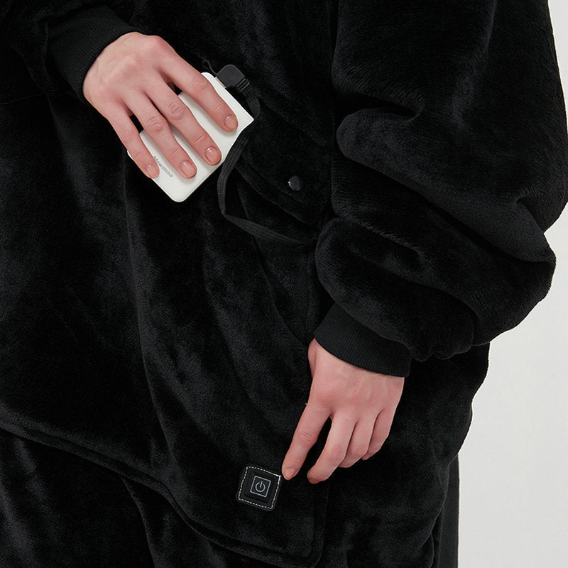 Heated Wearable Blanket Hoodie