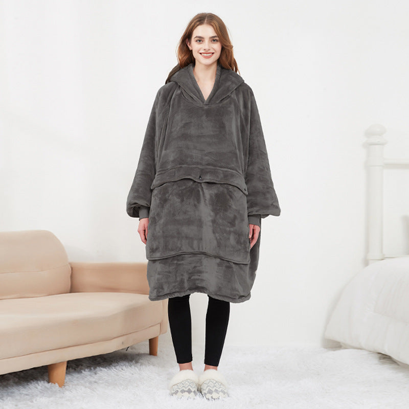 Heated Wearable Blanket Hoodie
