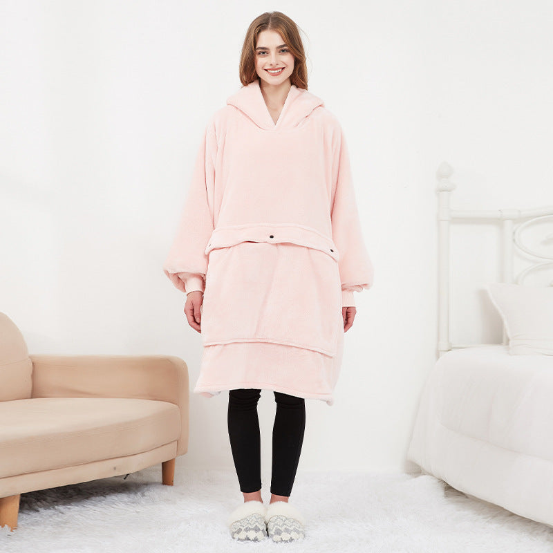 Heated Wearable Blanket Hoodie