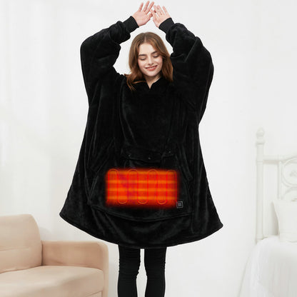 Heated Wearable Blanket Hoodie