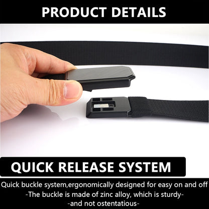 Magnetic Tactical Belt for Men – Military-Grade Survival & Outdoor Canvas Gear