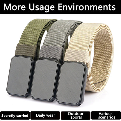 Magnetic Tactical Belt for Men – Military-Grade Survival & Outdoor Canvas Gear