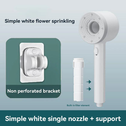 5-Mode High Pressure Shower Head with Filter