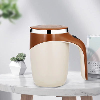 Automatic Self-Stirring Mug – Rechargeable Magnetic Coffee Cup for Home & Travel
