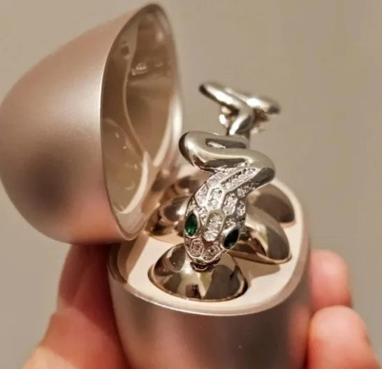 Diamond Bluetooth Ear Clip Earbuds with Charging Case
