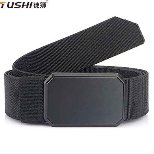 Magnetic Tactical Belt for Men – Military-Grade Survival & Outdoor Canvas Gear