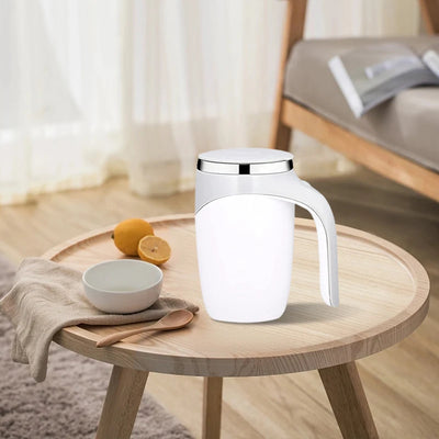 Automatic Self-Stirring Mug – Rechargeable Magnetic Coffee Cup for Home & Travel