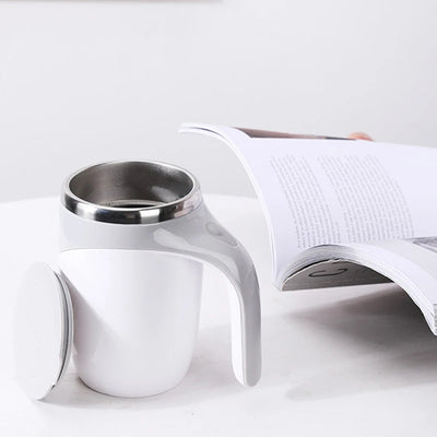 Automatic Self-Stirring Mug – Rechargeable Magnetic Coffee Cup for Home & Travel