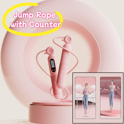 Smart Jump Rope with Calorie Counter – Adjustable Digital Skipping Rope for Fitness & Weight Loss