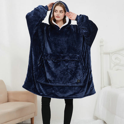 Heated Wearable Blanket Hoodie