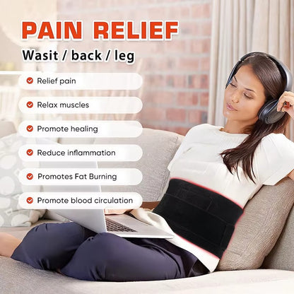 Red Light Therapy Belt – Pain Relief for Inflammation & Menstrual Cramps